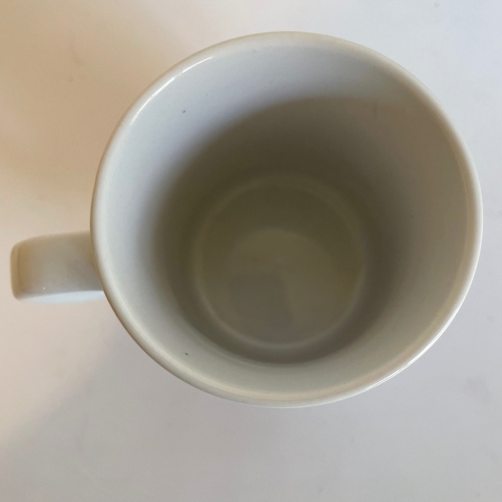 Vtg 1969 Ceramic Mug Grandma Loves Me HH Holt Howard Girl Cat Duck White Orange - Picture 5 of 7